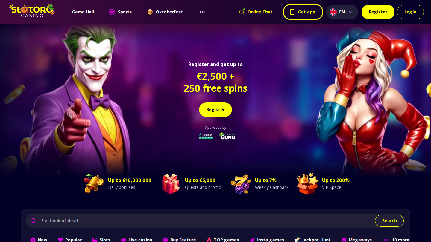 Vai Slotoro Casino ir vērts izvēlēties?